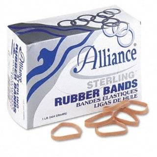 Alliance Sterling Ergonomically Correct Rubber Bands, No. 64, 0.25 x 3 