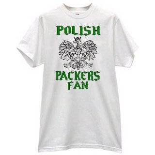  POLISH PRIDE POLAND COUNTRY FLAG PACKERS FAN T SHIRT 