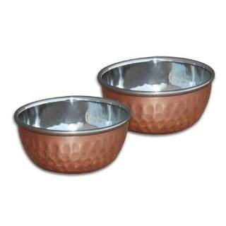   Copper Serving Bowl Set of 2 Katoris for Indian Food