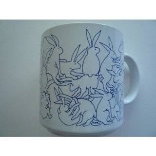 Animates Blue Daytime Rabbits Mug   Taylor & Ng