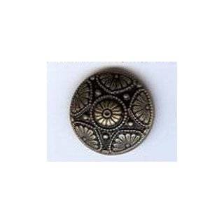   : Safi   1 Antique Brass Finish Metal Button.: Arts, Crafts & Sewing