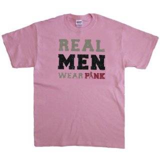  Real Men Wear Pink on 100% Heavy Cotton T Shirt (in 8 