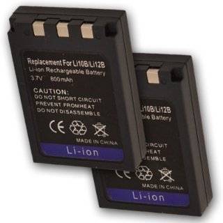 NEW TWO BATTERY For Olympus Camedia C 50 C 60 C 70 C 760 C 765 C765 LI 