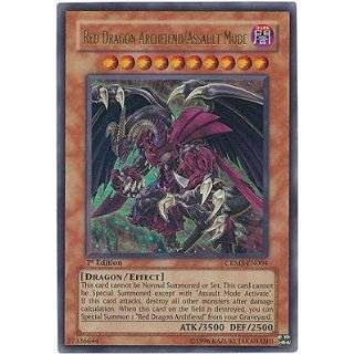   Single Card Red Dragon Archfiend/Assault Mode CRMS Toys & Games