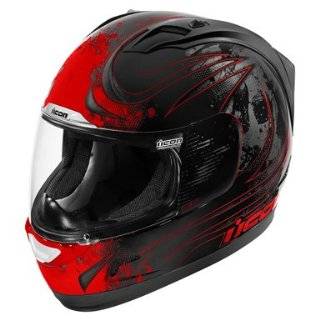 Icon Alliance Threshold Motorcycle Helmet Red (X Large 01 by Icon