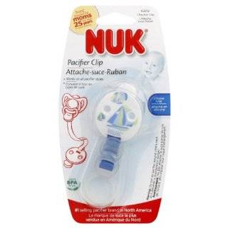  NUK Universal 1 Pack BPA Free Pacifier Clip, Colors May 