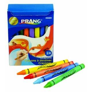  Dixon Prang Wax Crayons, 16 Color Set, Assorted Colors 