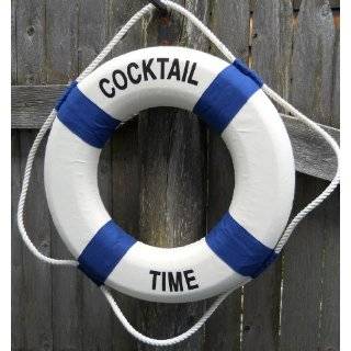  17 HAPPY HOUR Life Ring Preserver: Home & Kitchen