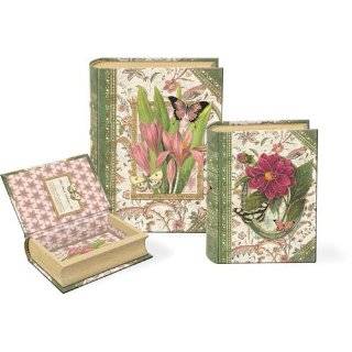  Blue Floral Punch Studio Book Box with Playing Cards Arts 
