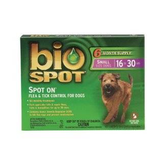 Bio Spot Spot On for Dogs 16 30 lbs., 6 Month Supply