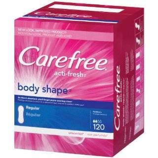  Carefree Body Shape TO GO pantiliners 22 counts each pack 