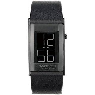   New York Mens KC1296 NY Digital Leather Watch Kenneth Cole Watches