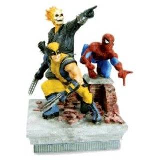   Paperweight   Spider Man, Ghost Rider, Wolverine (8 Group Statue