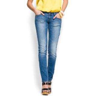 Mango Womens Skinny Ripped Jeans