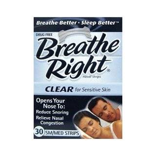  Breathe Right Nasal Strips, Small/Medium, Clear, 30 Count 
