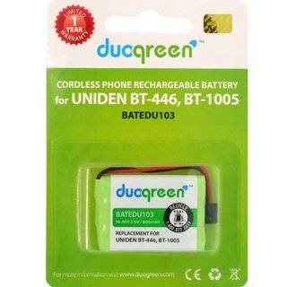 Duogreen Cordless Telephone Battery for Uniden BT 446, BT 1005 