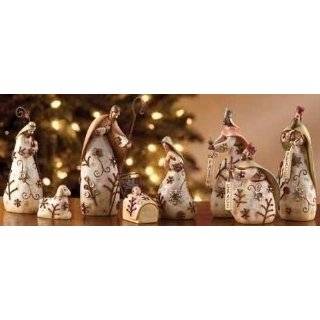  Handmade 11 Piece Nativity Set by Wendell August Forge