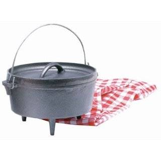  20 qt. Cast Iron Dutch Oven with Legs: Sports & Outdoors