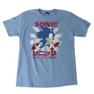 Sonic Hover Ray Mens Silver T shirt Clothing
