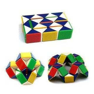 Color RainbowTwist Snake Rubic Rubiks Magic Cube Rubix Puzzle Toy