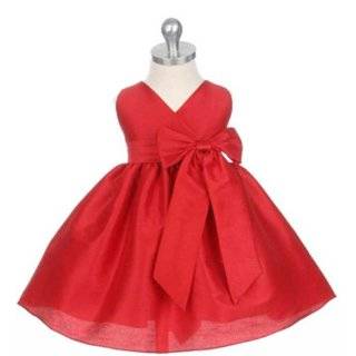  Criss Cross Bow Dress 18M (Large) Pink (Sk B931): Clothing