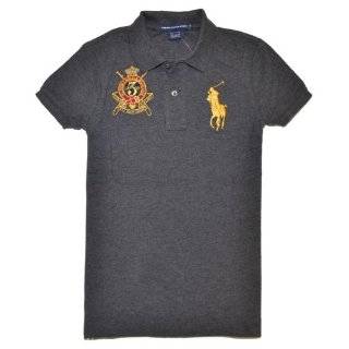  Ralph Lauren Women Big Pony Logo Polo T Shirt: Clothing