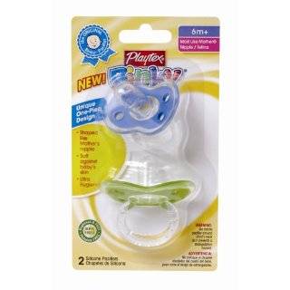 Playtex Binky Silicone Older Baby Pacifier   2 Pack (Colors Vary)