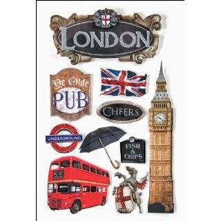     World Collection   England   Cardstock Stickers   Travel   London