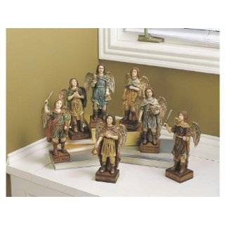 Figurine Archangel 7 Assorted Polystone Afael Judi El Michea Set Of 7