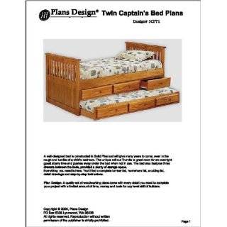  Trundle Bed Plan (Woodworking Project Paper Plan)