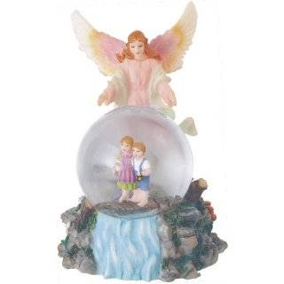 Snow Globe Guardian Angel Collection Figurine Figure Desk Decoration