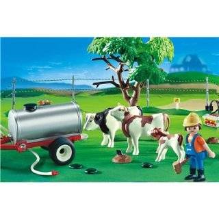  Playmobil Tractor With Hay Trailer Toys & Games
