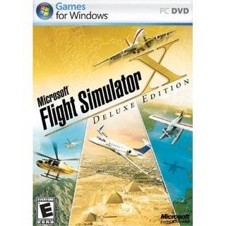 Microsoft Flight Simulator X Deluxe DVD