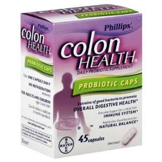   Colon Health Probiotic Capsules, 30 Count Bottle Health & Personal