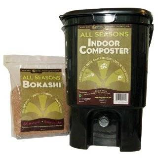SCD Probiotics K101 All Seasons Indoor Composter Kit, Black Bucket 