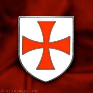  CHRISTIAN ARMY CRUSADER KNIGHTS ORDER WHITE MALTESE CROSS 