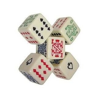 Sided poker dice. Play a game of draw poker with these special dice