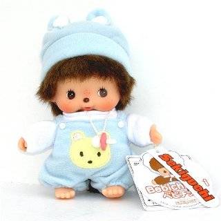 Sekiguchi Monchhichi Boy Yellow Bib Monkey 8 Doll: Toys 