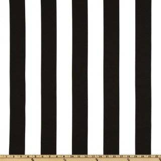  54 Wide Premier Prints Carrie Stripe Black/White Fabric 
