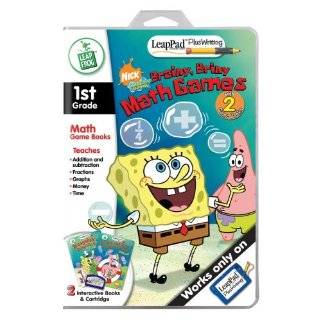   Educational Book SpongeBob SquarePants   Brainy, Briny Math Games
