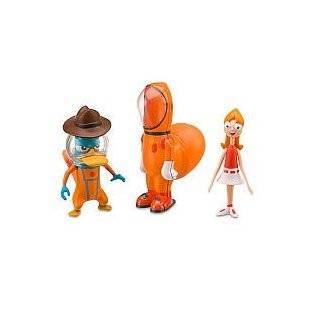 Disney Phineas and Ferb 2Pack Figure Set Agent P Candace Tootin Space 
