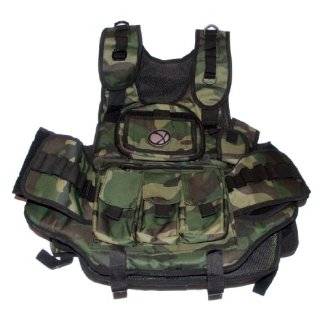 GXG Army Swat Paintball Airsoft Tactical Vest Camo