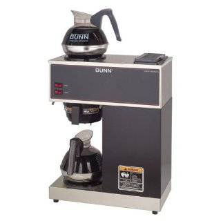 BUNN VPS 12 Cup Pourover Commercial Coffee Brewer, with 3 Warmers 
