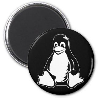 Tux Penguin   (Linux, Open Source, Copyleft, FSF) Refrigerator Magnets