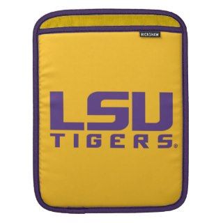 Purple LSU Tigers Logo iPad Sleeves