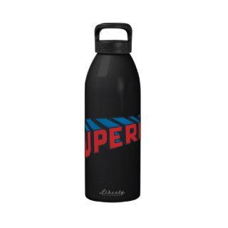 Superman Logo Watterbottle Reusable Water Bottles
