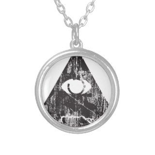 All Seeing Eye Personalized Necklace