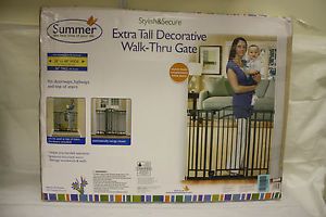 Summer Infant Sure And Secure Tall Walk Thru Gate Baby Gates