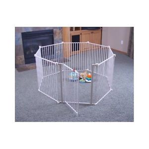 Extra Wide Baby Safety Gate Play Yard Toddler Dog Fireplace Stair Guard Outdoor