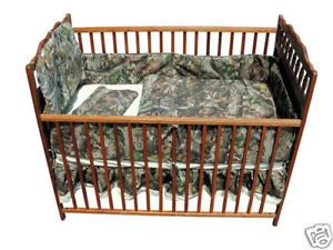 Mossy Oak Camo Infant Crib Bedding Set 6 Pcs New